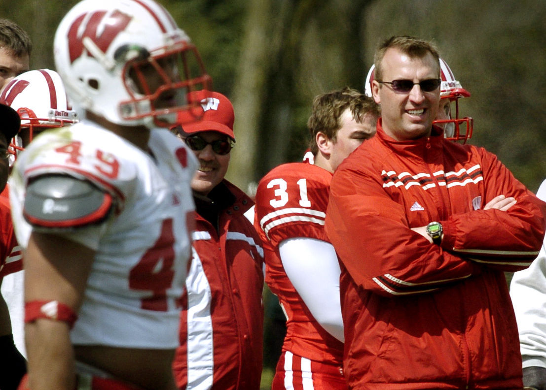 2004: 9–3 (6–2), Outback Bowl loser — Bielema's first season as UW's defensive coordinator